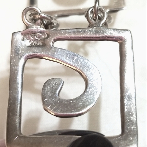 Vtg Modernist 925 Sterling Mexico Bracelet - Picture 3 of 6